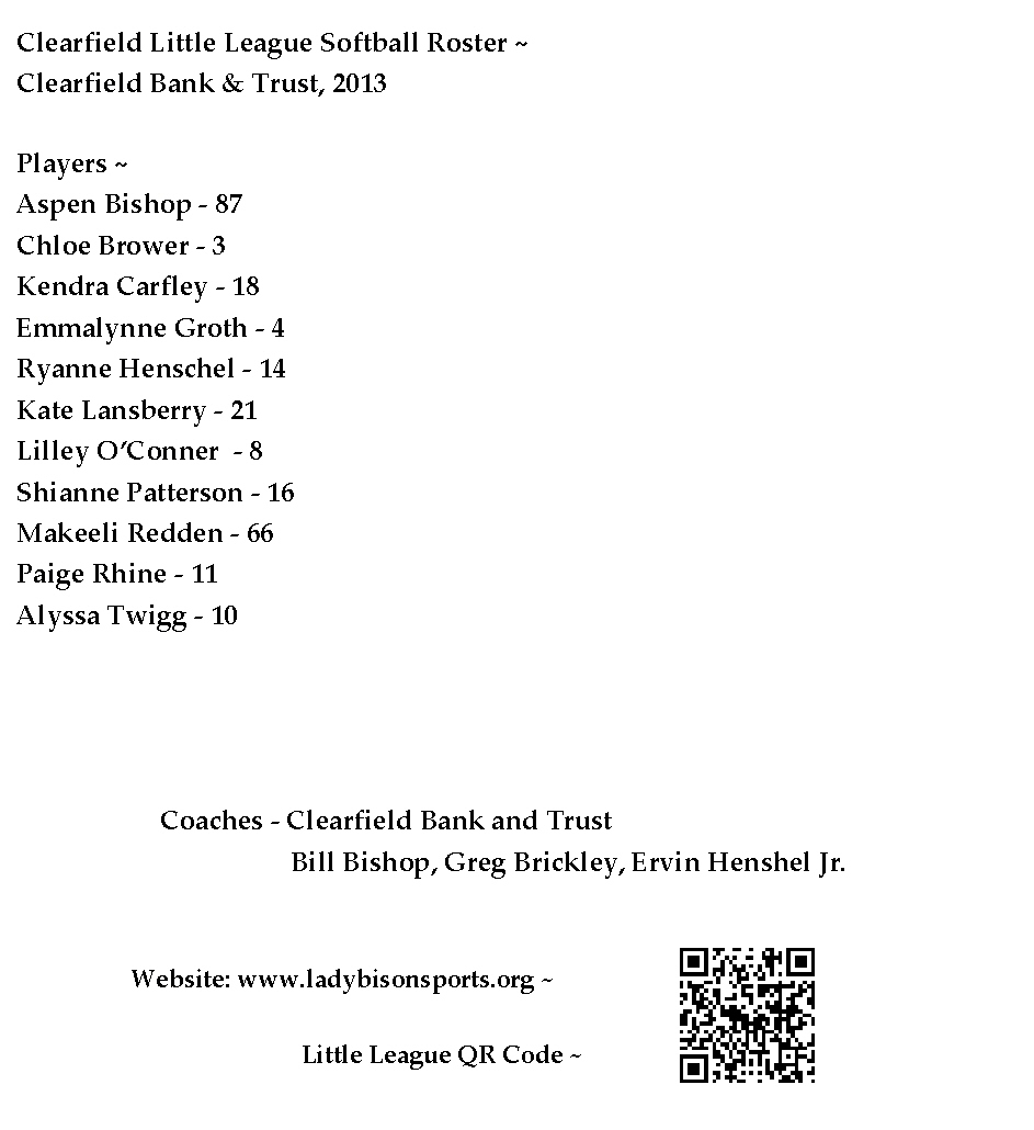 CB&T Roster CB&T Roster